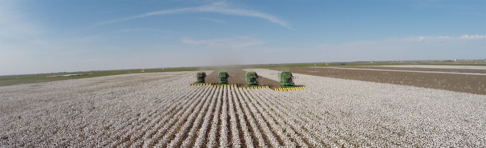 Aerial Cotton Harvest